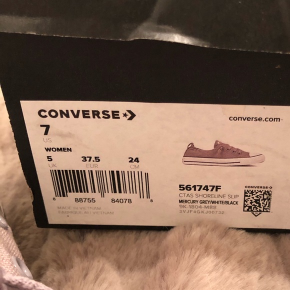 converse box size